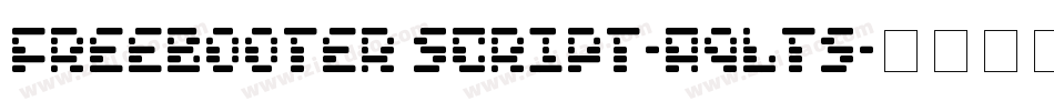 FREEBooter Script-AQlts字体转换